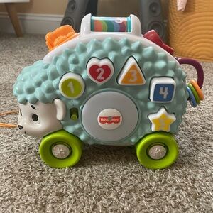 Fisher-Price Interactive Hedgehog Toy with Green and Blue
